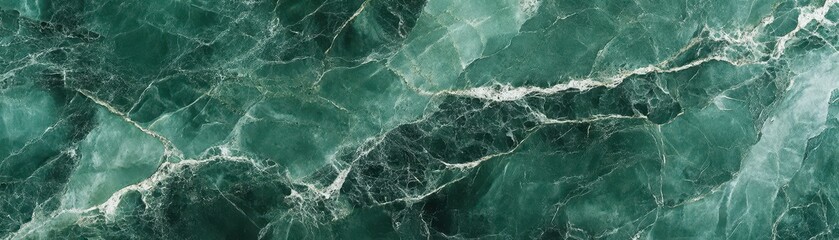 Fototapeta premium Elegant mossy green marble texture, delicate veining, minimal luxurious background