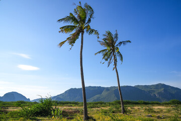Fototapeta premium View of Sam Roi Yot National Park, Pran Buri District, Prachuap Khiri Khan Province, Thailand