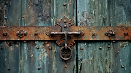 patina old barn door