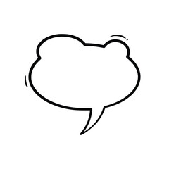Versatile Line Art Speech Bubbles for Creative Projects