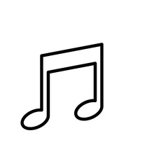 Music Note Outline Icon