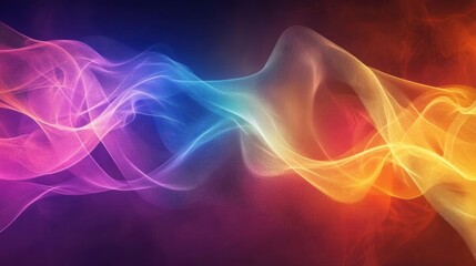 Obraz premium abstract colorful wave background