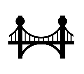 bridge icon vector with trendy design