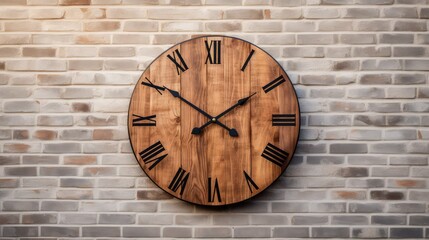 design wooden clock