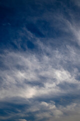Obraz premium Sky covered with clouds.