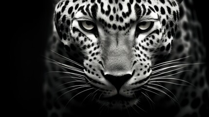 Fototapeta premium design animal print black and white