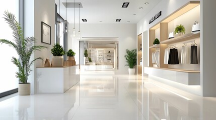 Minimalist Interior Design Modern retail store interior design