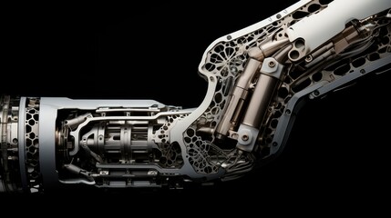 Obraz premium mechanical tech texture eps