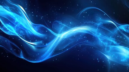 abstract blue energy wave background