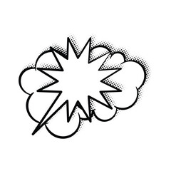 Line Art Speech Bubbles with Halftone Shadows for Creative Projects