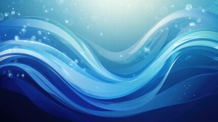 abstract blue wave background