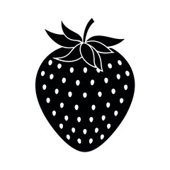 Premium Strawberry Silhouette Vectors for Logos and Icons