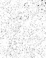 Overlay Dirt Grunge Hand Drawn Black Texture on White Background. Abstract Dirty Ink Splash Texture. Grunge Black and White Hand Drawn Background Design