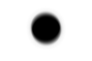 Black gradient circle blurred shadow