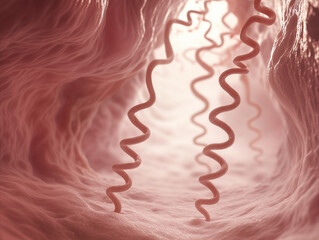 Lyme disease spirochetes attack the cell wall