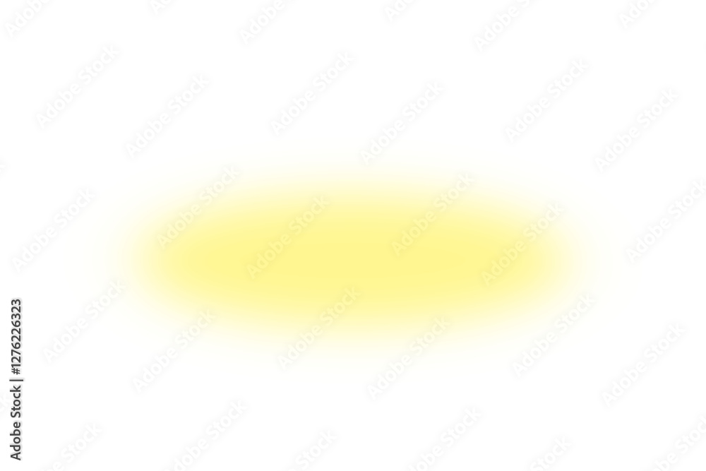 Poster yellow gradient transparent background