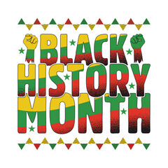 African American Black History Month T Shirt Design