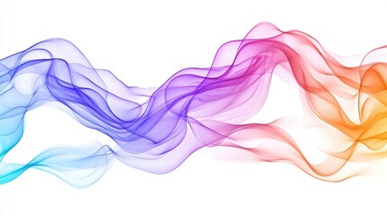colorful smoke wave abstract background