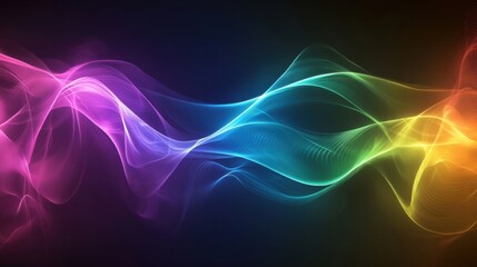 Fototapeta premium colorful abstract wave background