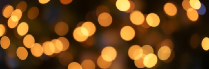 Dark blurred Christmas lights background with festive bokeh, happy holiday party glow and warm flare, isolated on white background, copy space for text,  copy space,  holiday,  glow