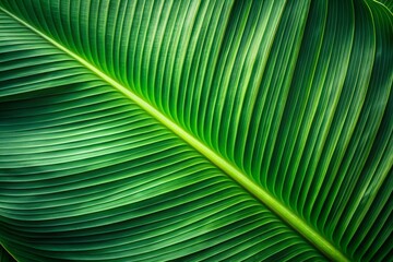 Lush Tropical Banana Leaf Texture: Dark Green Nature Background for Design