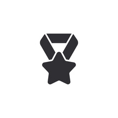 Medal icon. Award icon. Military reward. Star icon. Game art. Game Medal. Achievement badge. Winner's trophy icon. Symbol victory. Reward badge. First place. Quality mark. Champion. Award badge.
