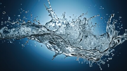 mid water splash illustration