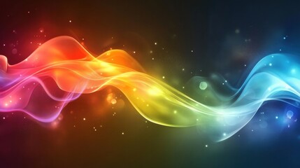 colorful abstract wave background