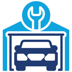 Obraz premium Garage Door Repair icon