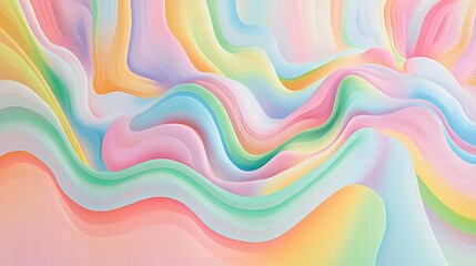 Fototapeta premium pastel wave abstract background