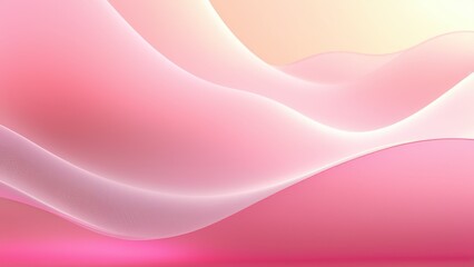 Gentle pink curves layered with delicate fog offer subtle, elegant backdrop. Smooth gradient creates harmonious blend, perfect for peaceful, soft-themed designs, ideal for modern, minimalist projects