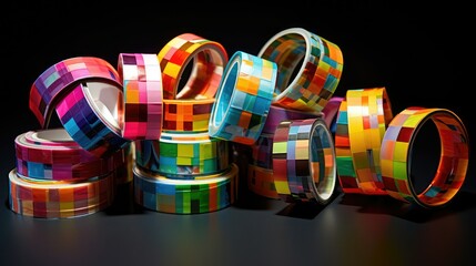 Obraz premium creative office tape