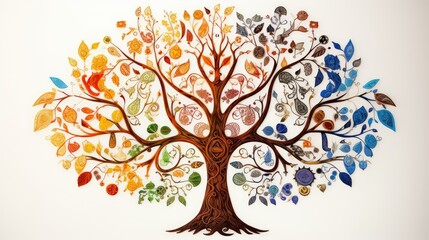 Obraz premium inclusion diversity tree