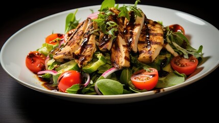 vinaigrette spring salad