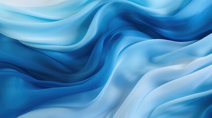 Obraz premium design wavy blue