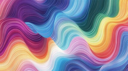 colorful abstract wave background