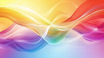 colorful abstract waves background