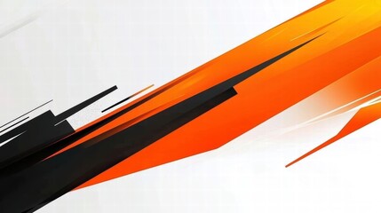 abstract orange black white diagonal lines background