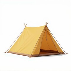 Desert Canvas Camping Tent for Outdoor Adventure and Exploration on a Sunny Day