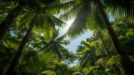 rainforest tropical trees