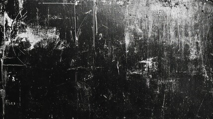 Fototapeta premium Distressed Metallic Surface Dark Texture Scratched Abstract Grunge Monochrome Background Fine Art Wall