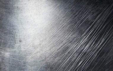 Scratched Metal Surface Texture Abstract Background Industrial Grungy Detailed Pattern Design