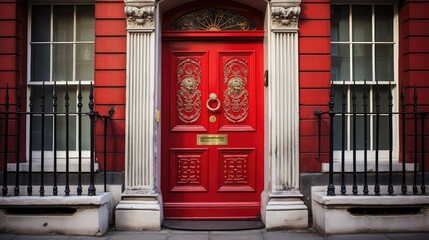 Fototapeta premium doorknob dublin doors