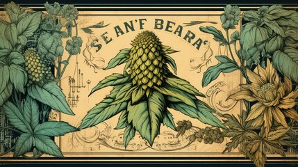 plant vintage craft beer