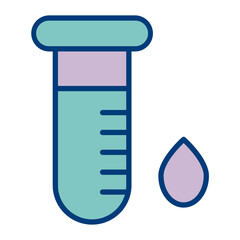 Blood Test Vector Icon Design