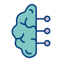 Machine Learning Vector Icon Design