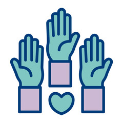 Volunteering Vector Icon Design