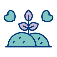 Plant Tree Vector Icon Design