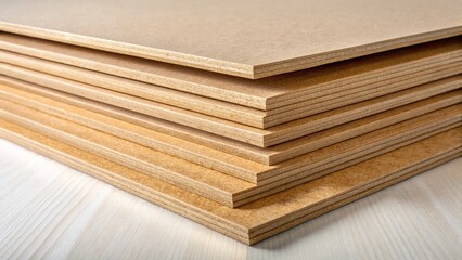 Raw MDF Sheets: Unprocessed Medium Density Fiberboard for DIY Projects and Crafts