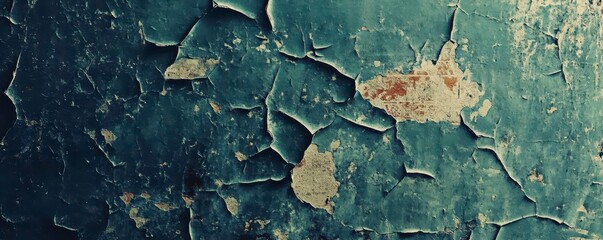 Decaying Wall Paint Texture Showing Bricks and Wear Detailed Close Up Visual Grunge Aesthetic Background